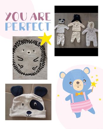 Lot de vêtements bébé garçon naissance et 1 mois