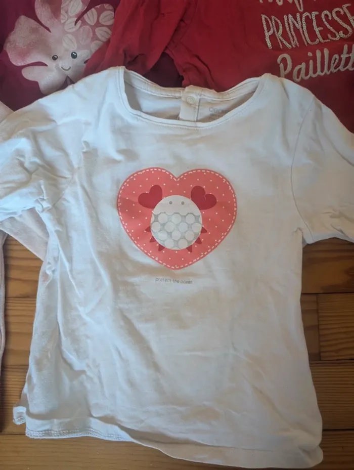 Lot tee shirt manche longue - photo numéro 2