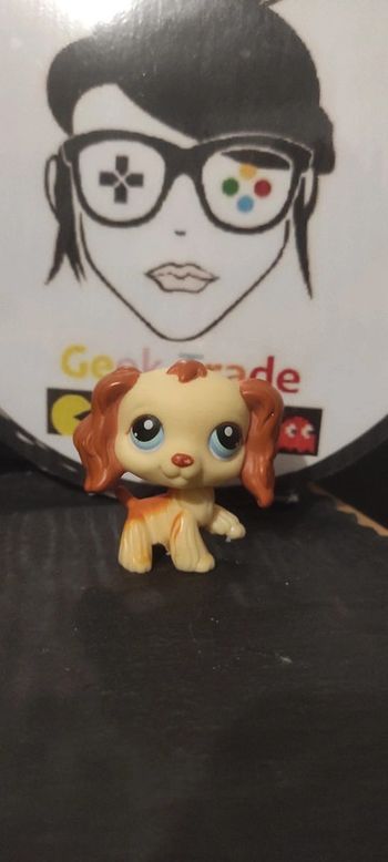 My Littlest Petshop LPS Pet Shop Dog  Spaniel Épagneul 298 Chien Authentic