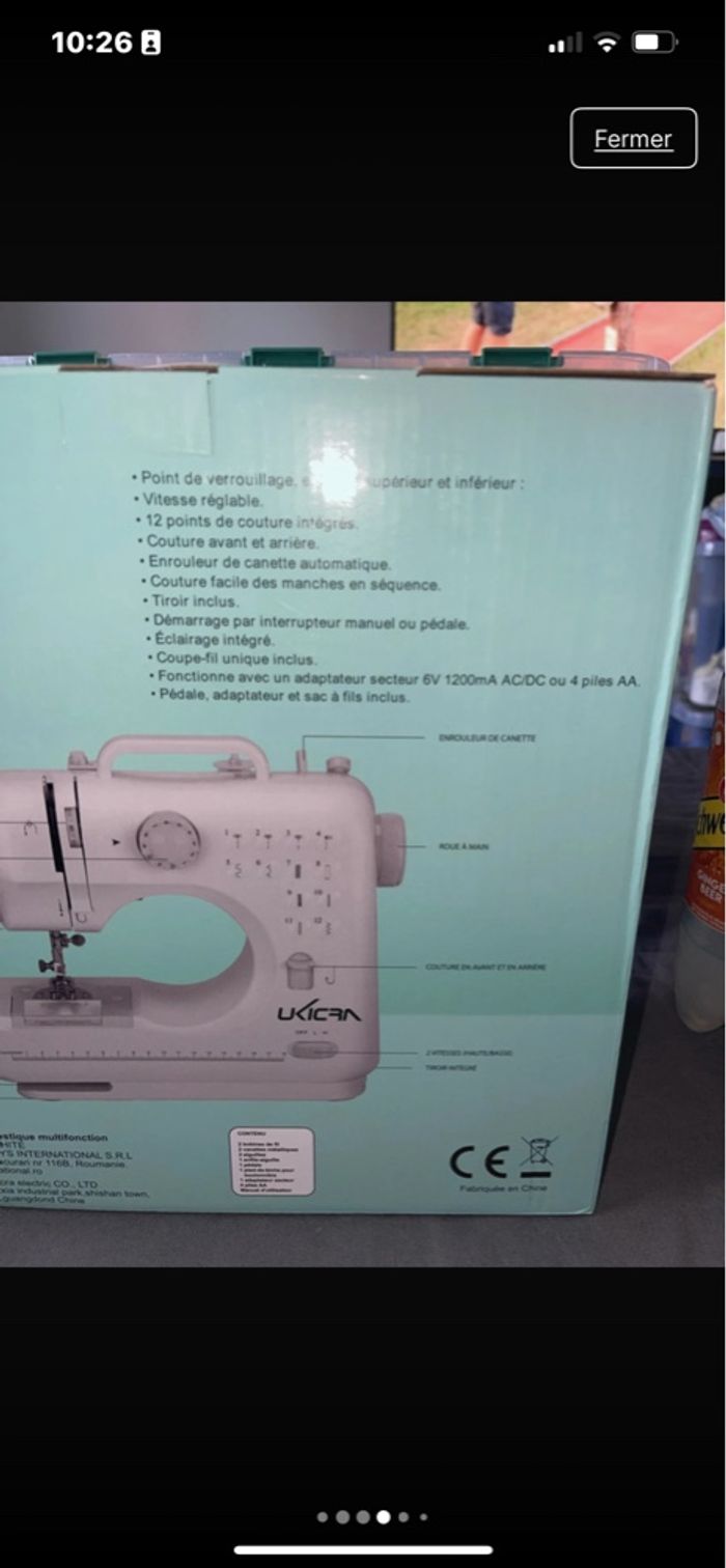 Machine à coudre 12 points - photo numéro 2