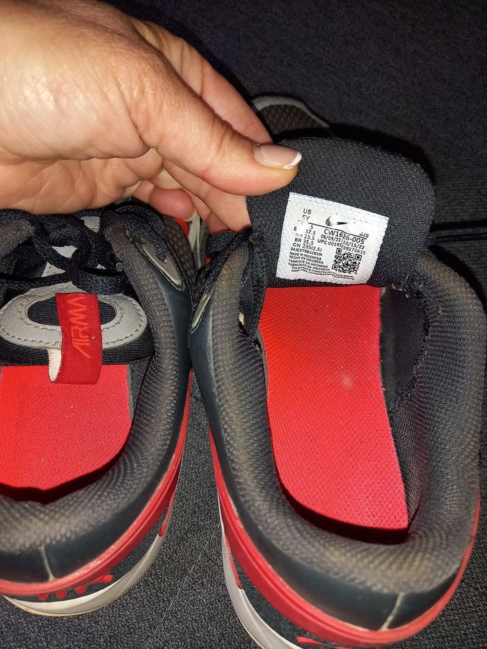 Nike Air Max Bolt 37.5 Noir/rouge - photo numéro 5