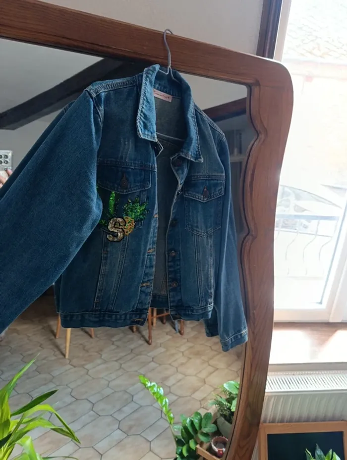 Veste en jean personnalisé
