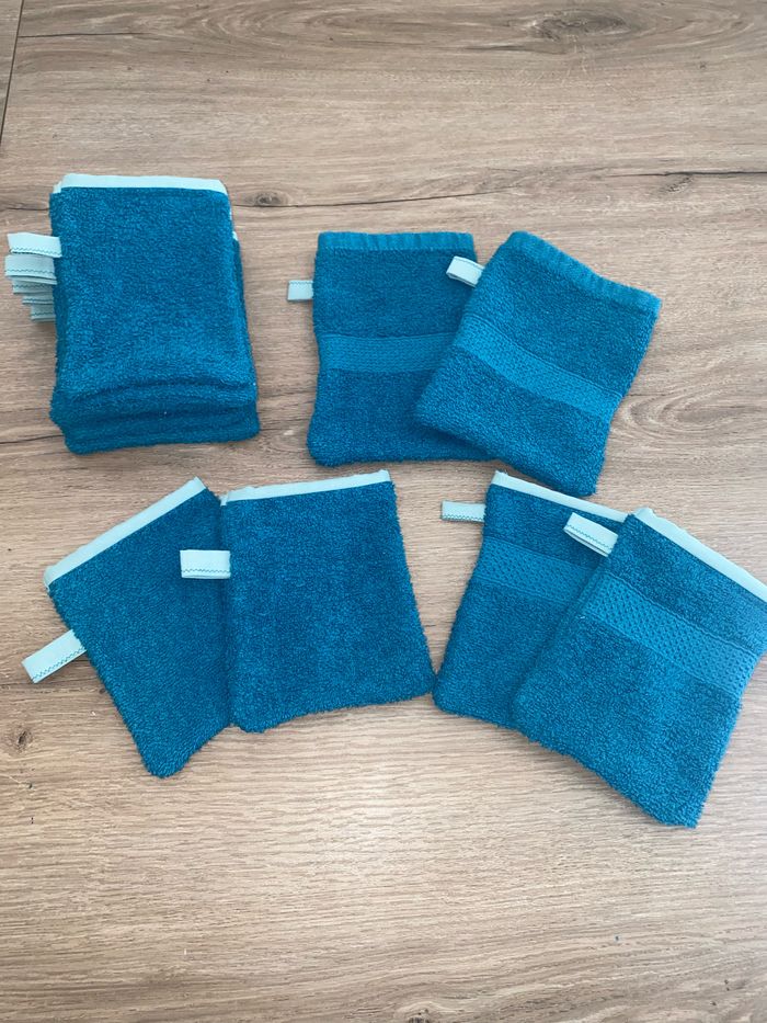 Lot de gant de toilette bébé oekotex