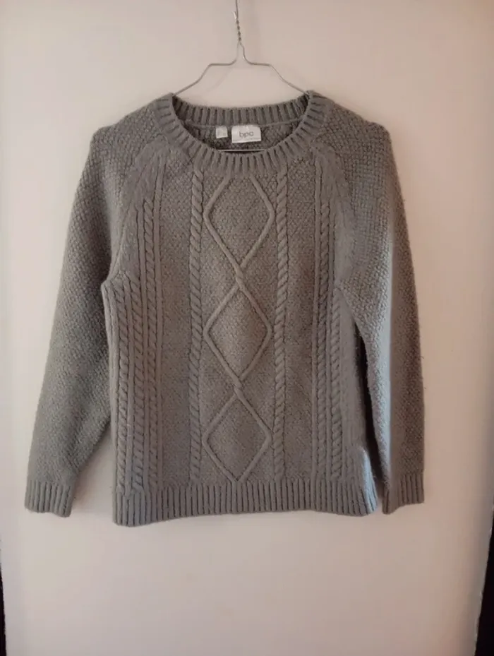 Pull gris femme taille M - photo numéro 2