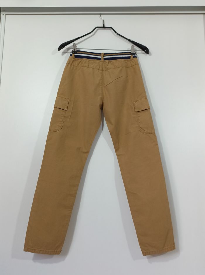 🟤 Pantalon Cargo Garçon 12 ans – Z – Camel 100% Coton 🟤 - photo numéro 3