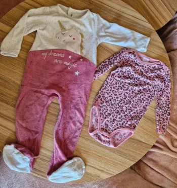 Lot pijama body 24 mois