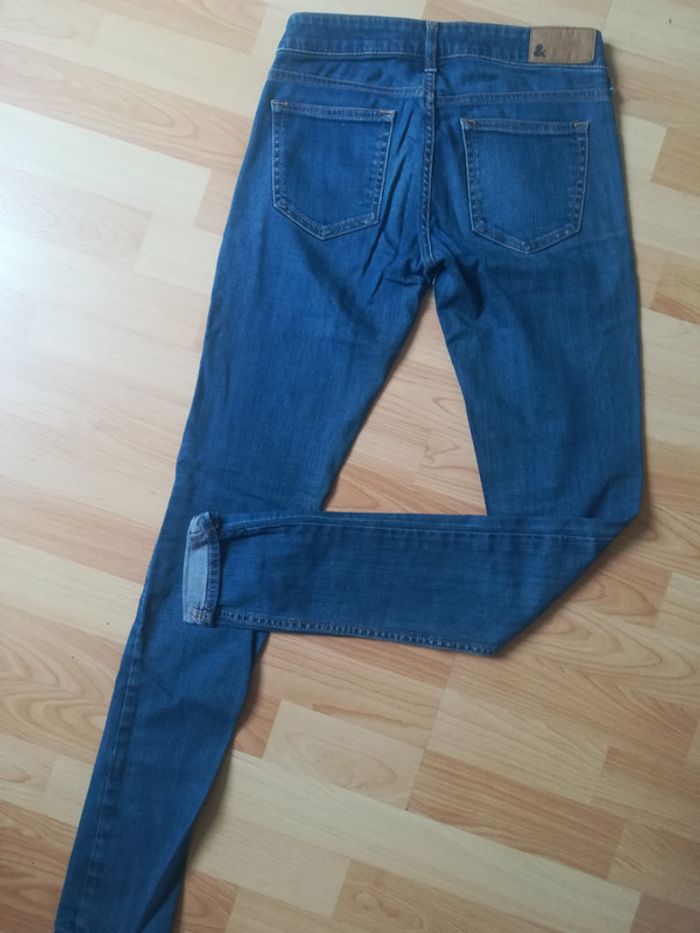 Jean skinny bleu h&m - photo numéro 2