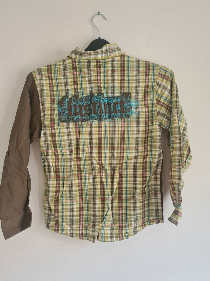 Chemise Orchestra kaki et verte / Taille 12 ans - photo numéro 2