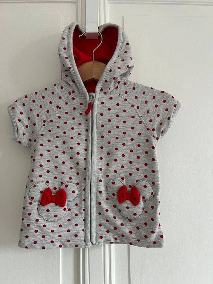 Gilet manches courtes Minnie 12 mois