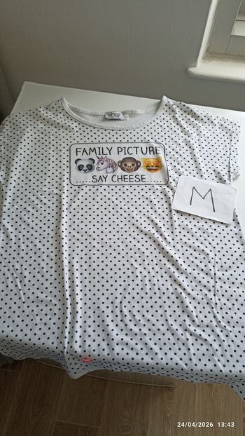 T-shirt fille M Emoji