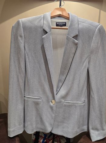 Blazer femme bleu claire