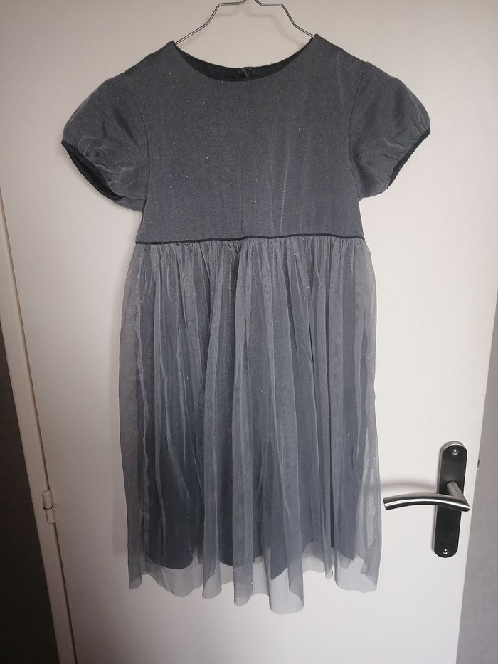 Robe grise / argenté