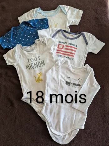 5 Bodies garçon 18mois