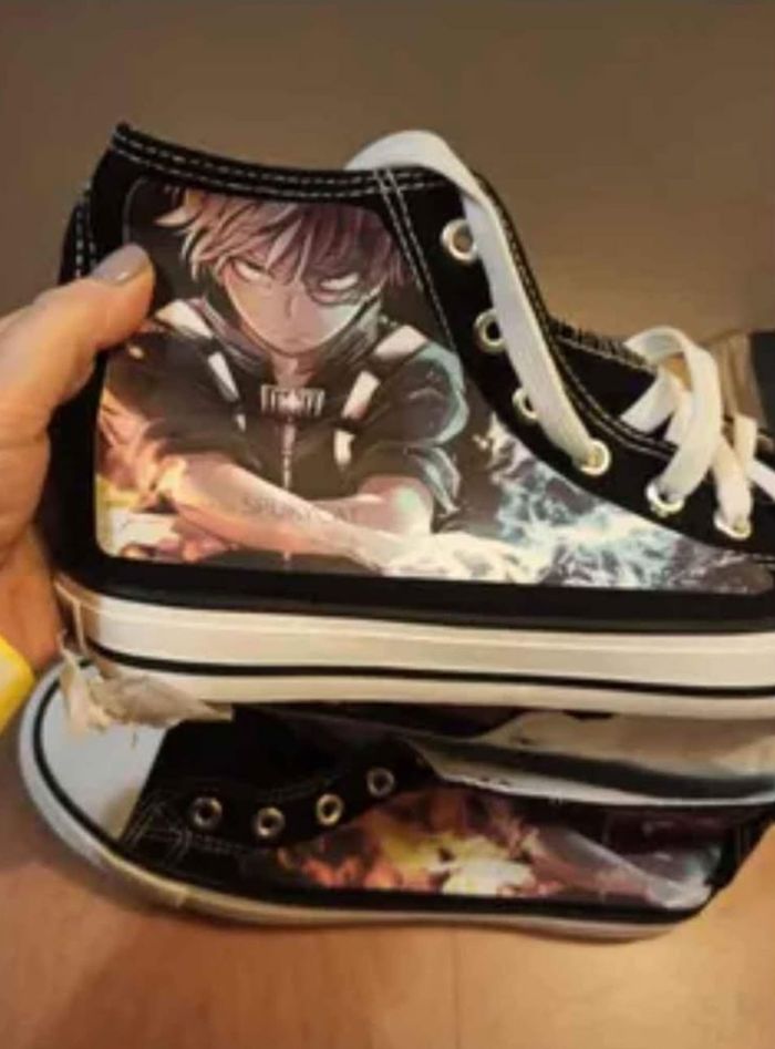 Basket en toile my héro academia taille 43