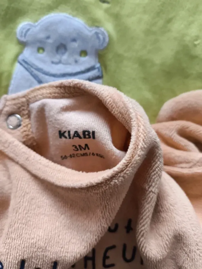 Lot de 5 pyjamas Kiabi 3 mois - photo numéro 5