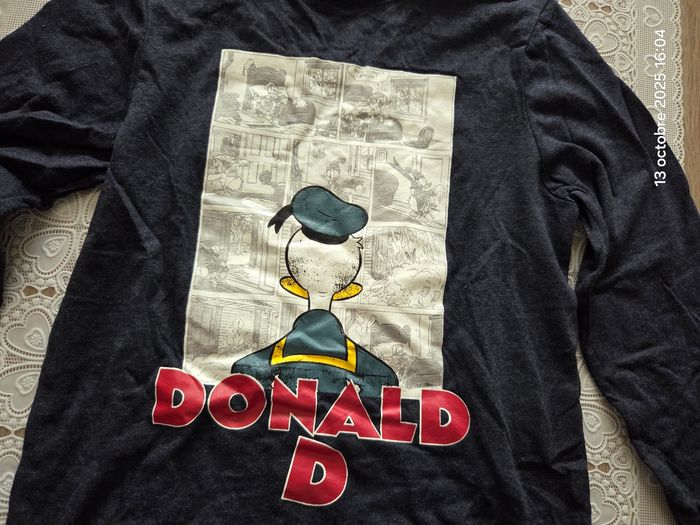 Joli T-shirt manche longue Disney Donald - photo numéro 2