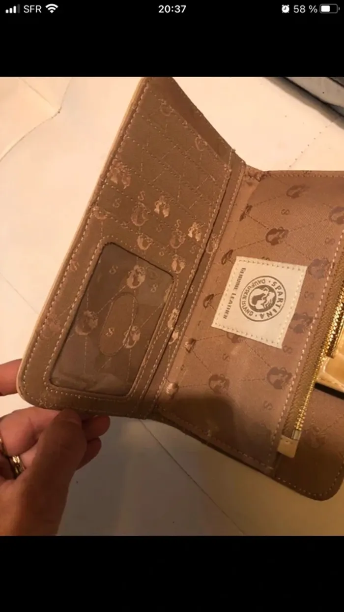Portefeuille spartina beige - photo numéro 6