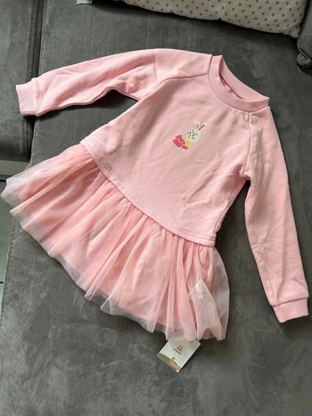 Robe sweat avec tulle