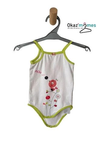 Body à bretelles “piou piou piou” - Orchestra 6 mois (67cm)