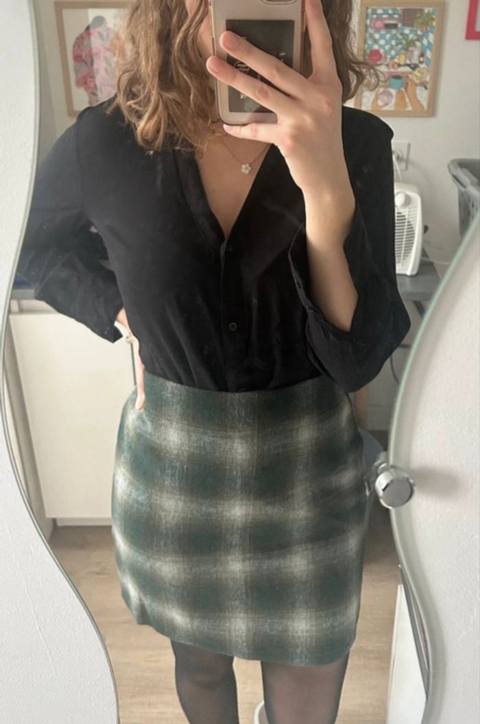 Jupe tartan verte
