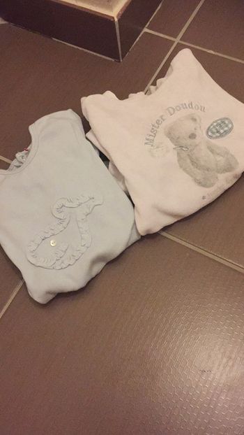 Lot 12 mois - pyjama le phare de la baleine et absorba