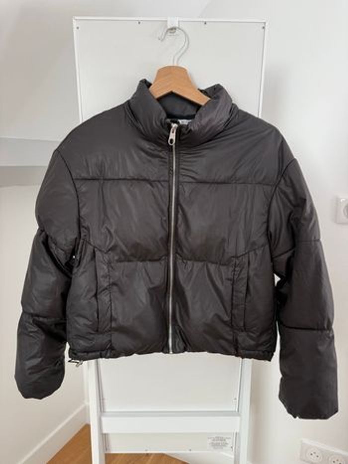 Doudoune courte noir Bershka
