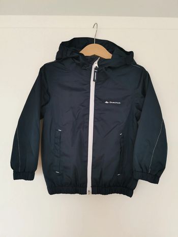 Coupe vent imperméable bleu marine Que hua 3 ans