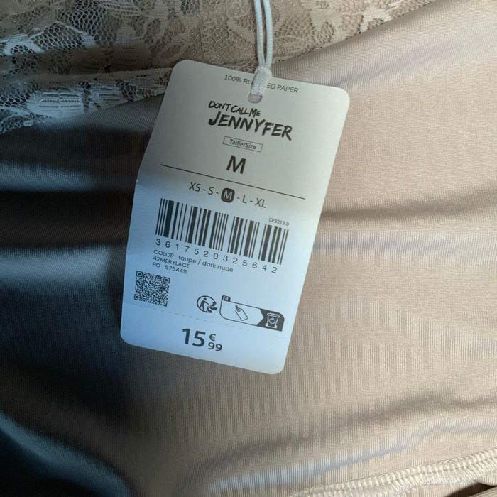 Haut dentelle beige taille M - photo numéro 3