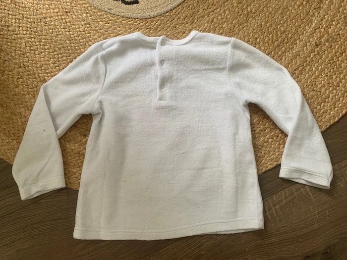 Lot 2 pyjama velours blanc rose biche La Redoute 2 ans - photo numéro 7