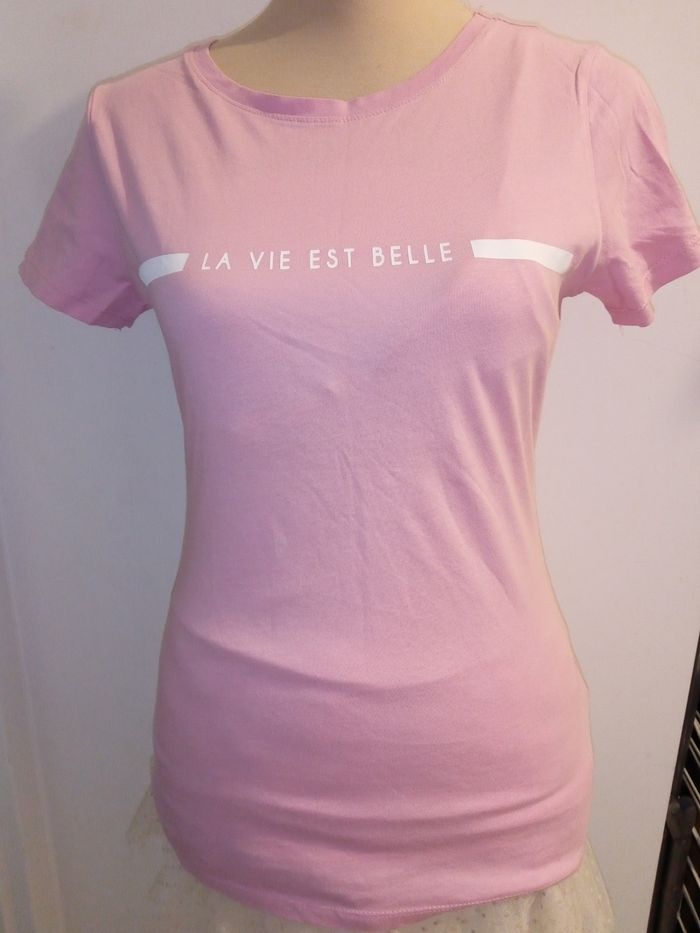 T-shirt ado la vie est belle - photo numéro 3