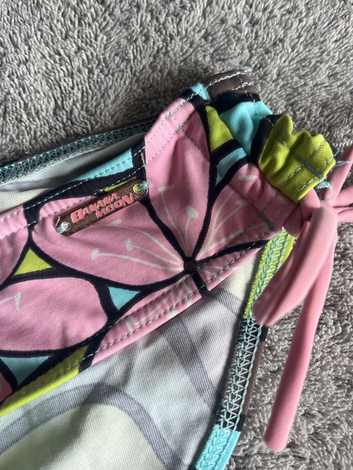 👙 Bikini 2 pièces Banana Moon – Taille 40, couleurs tropicales & coupe flatteuse - photo numéro 3