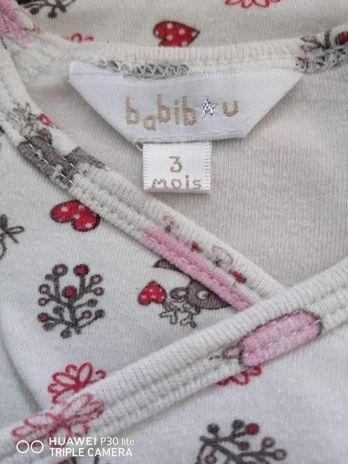 lot de 3 Bodies – 3-6 mois - photo numéro 4