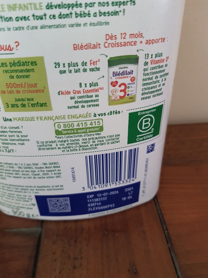 Lot de 4 boîtes Bledina 3 - photo numéro 4