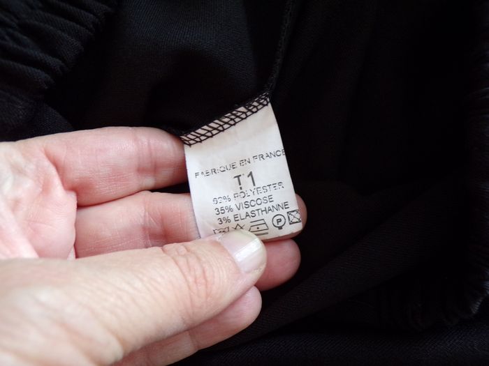 Pantalon noir taille 1 (36/38) - photo numéro 3