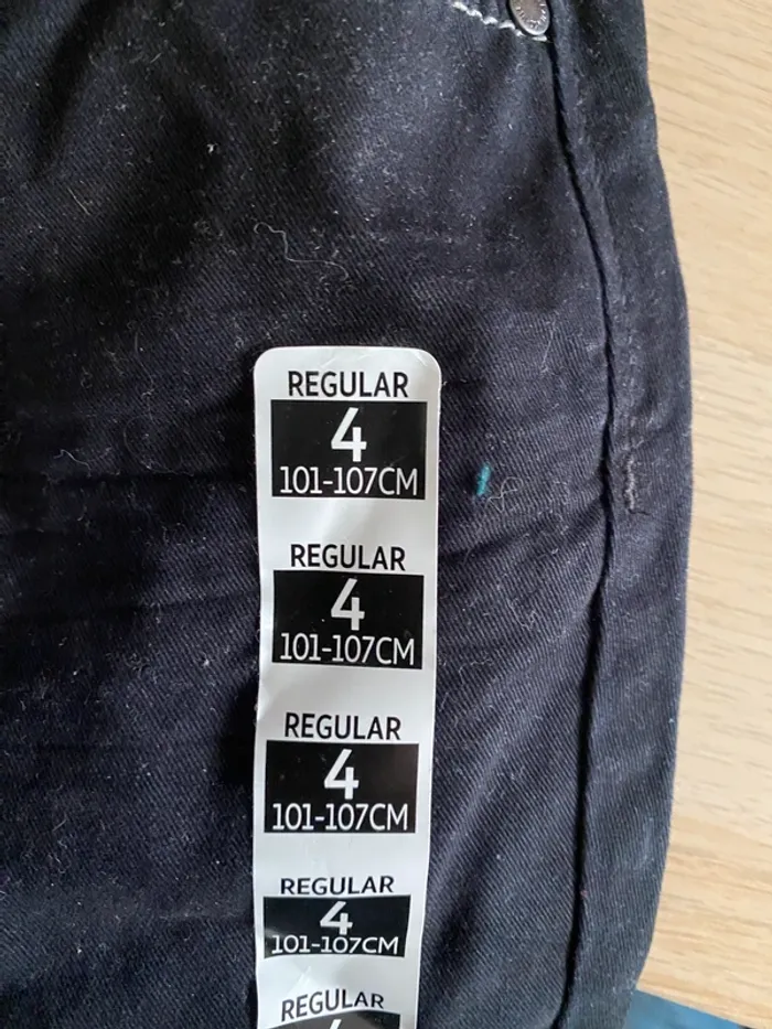 Pantalon noir jean regular garçon neuf 4 ans - photo numéro 4