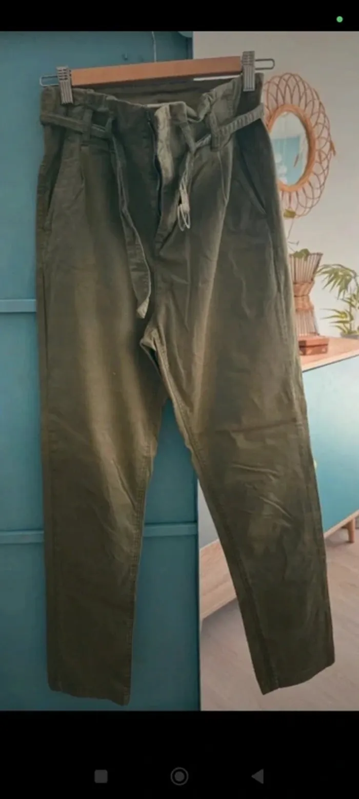 Pantalon kaki Promod 36 - photo numéro 4
