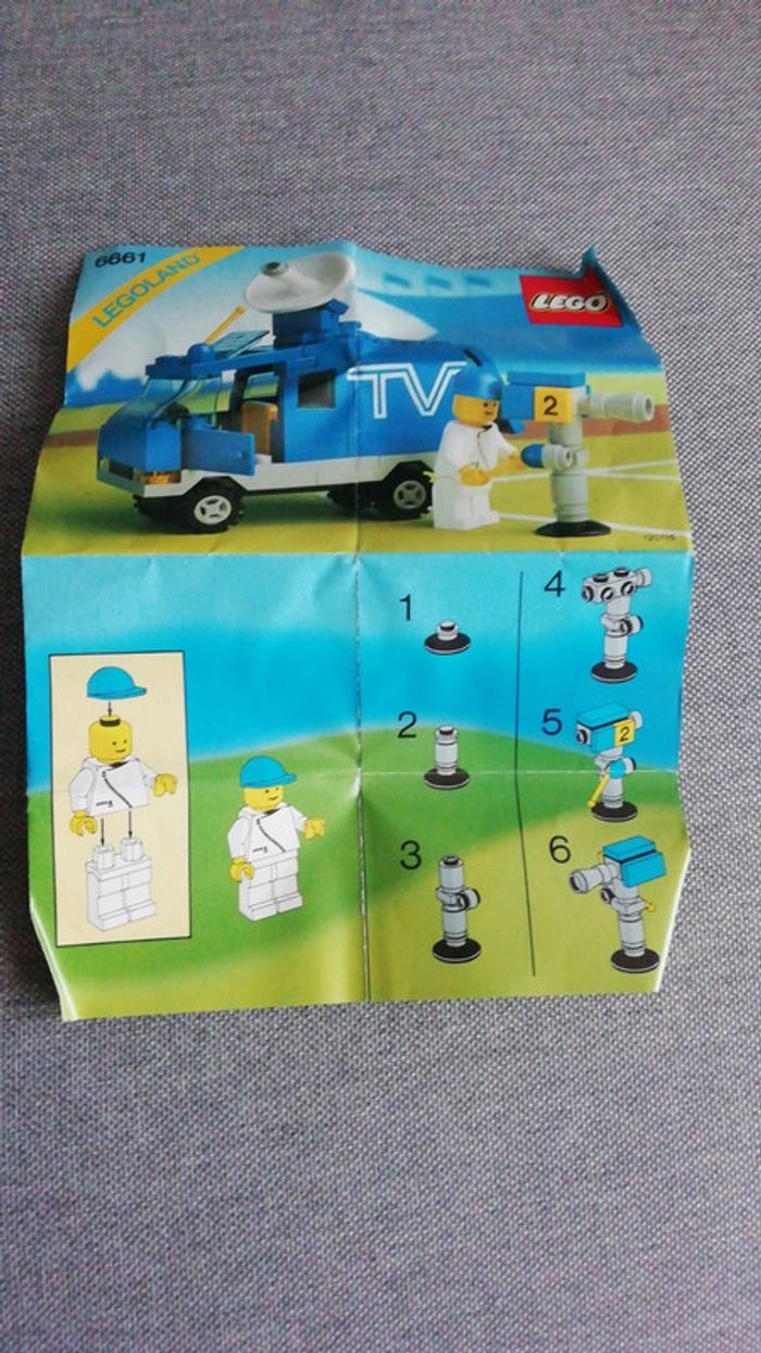 Lego vintage 6661 mobile TV studio - photo numéro 2