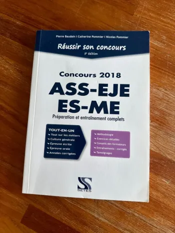 Livre concours, 2018 ASS EJE