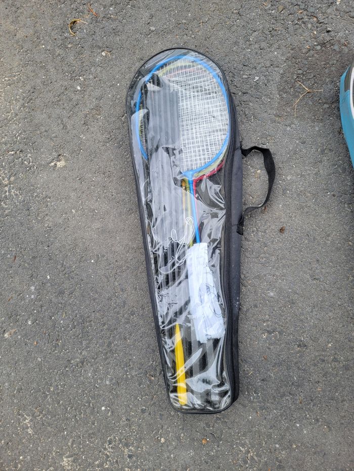 4 raquettes badminton + filet