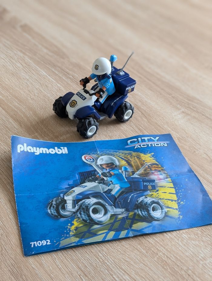 Playmobil 71092 Policier et quad - photo numéro 2