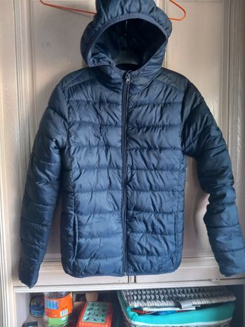 Doudoune fine bleu marine Kiabi