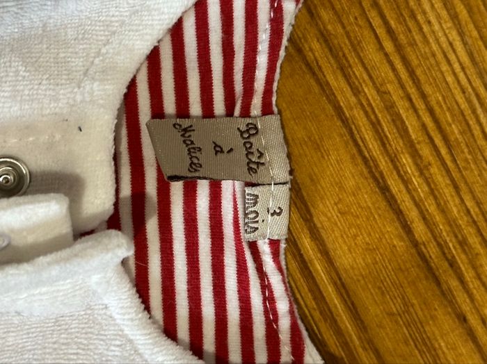 Ensemble bébé en velours - photo numéro 2