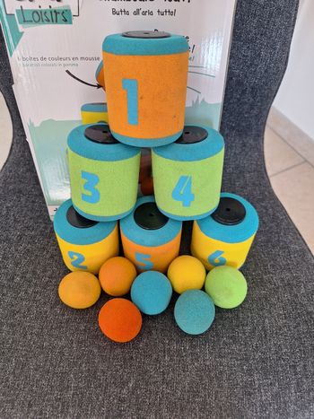 Jeu chamboule tout en mousse / Cap Loisirs