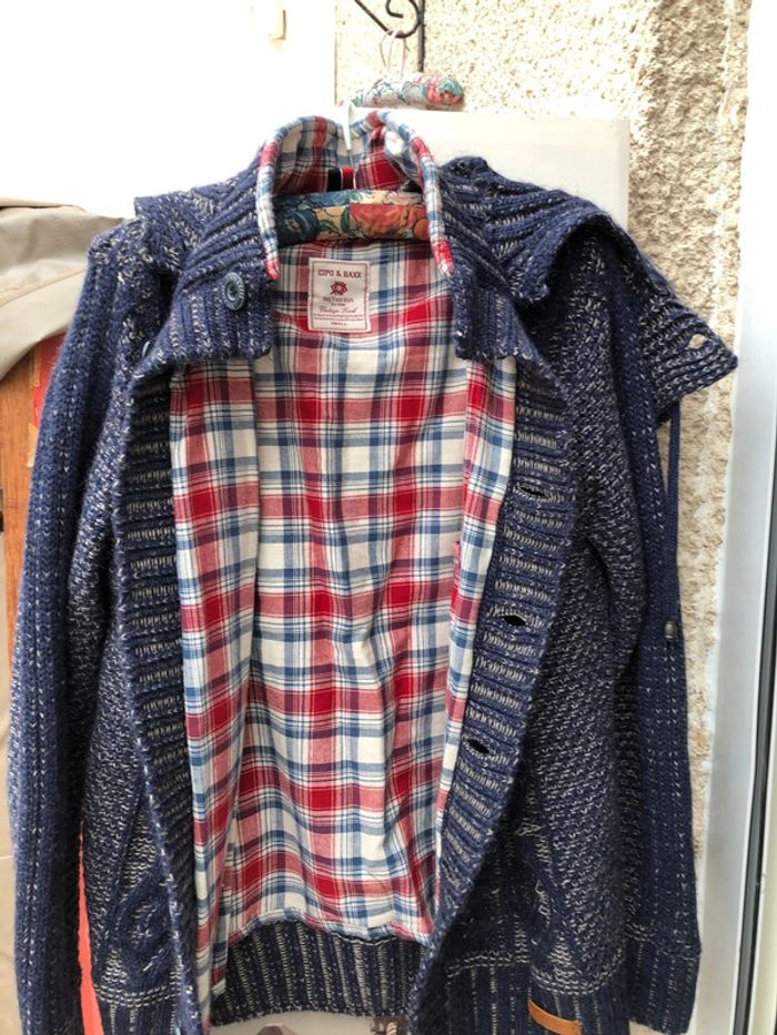 Gilet long en laine garçon taille S - photo numéro 4