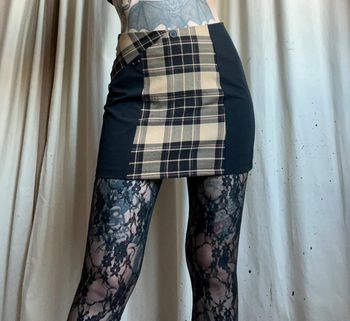 Minijupe tartan punk vintage made in France 🇫🇷 90s - Taille S