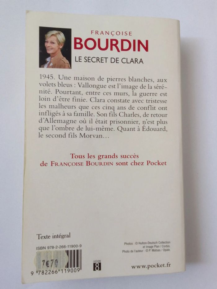 Françoise Bourdin - Le secret de Clara - photo numéro 2
