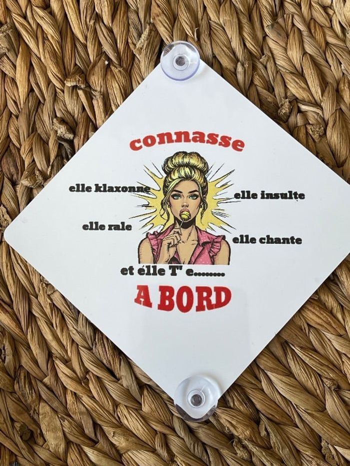 Plaque pour voiture