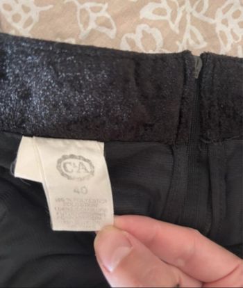 Jupe longue velours noir