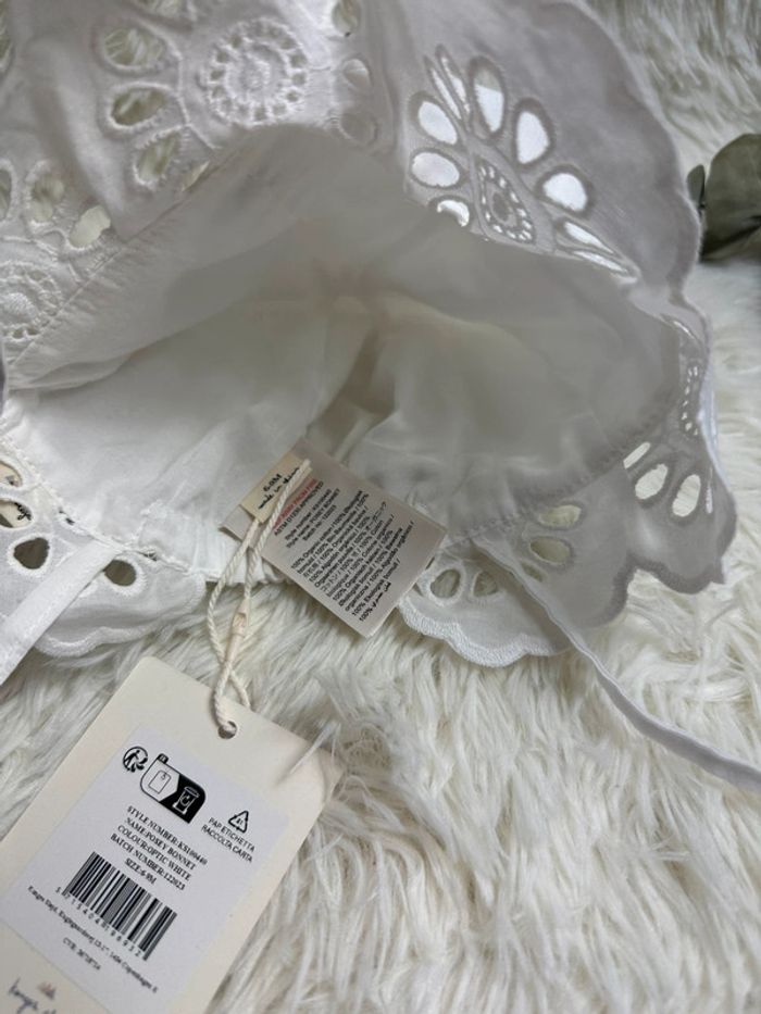 Chapeau blanc taille 6-9 mois Konges Slojd - photo numéro 3