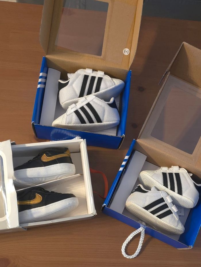 🥰🤩 superbes  lot Baskets adidas 17/19 et nike 17 unisex 🤩🥰